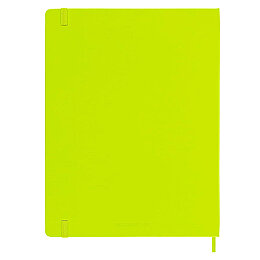 Moleskine Sert Kapak Çizgisiz Defter XL Boy 19x25 cm. 192 Sayfa Limon Yeşili - 3