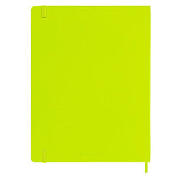 Moleskine Sert Kapak Çizgisiz Defter XL Boy 19x25 cm. 192 Sayfa Limon Yeşili - 3