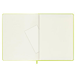 Moleskine Sert Kapak Çizgisiz Defter XL Boy 19x25 cm. 192 Sayfa Limon Yeşili - 4