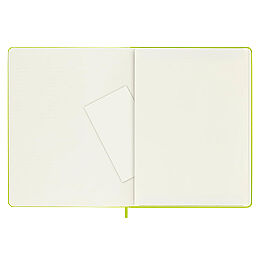 Moleskine Sert Kapak Çizgisiz Defter XL Boy 19x25 cm. 192 Sayfa Limon Yeşili - 4
