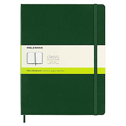 Moleskine Sert Kapak Çizgisiz Defter XL Boy 19x25 cm. 192 Sayfa Mersin Yeşili - 1