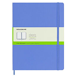 Moleskine Sert Kapak Çizgisiz Defter XL Boy 19x25 cm. 192 Sayfa Ortanca Mavi - 1