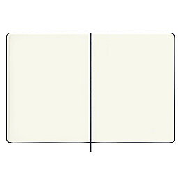 Moleskine Sert Kapak Çizgisiz Defter XL Boy 19x25 cm. 192 Sayfa Safir Mavi - 2