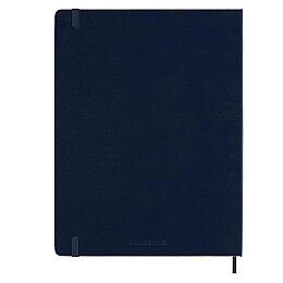 Moleskine Sert Kapak Çizgisiz Defter XL Boy 19x25 cm. 192 Sayfa Safir Mavi - 3