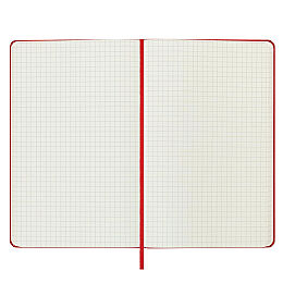 Moleskine Sert Kapak Kareli Defter L Boy 13x21 cm. 240 Sayfa Kızıl Kırmızı - 2