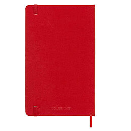 Moleskine Sert Kapak Kareli Defter L Boy 13x21 cm. 240 Sayfa Kızıl Kırmızı - 3
