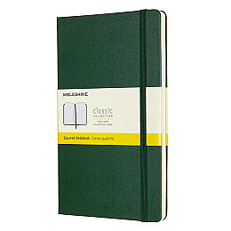 Moleskine Sert Kapak Kareli Defter L Boy 13x21 cm. 240 Sayfa Mersin Yeşili - Moleskine