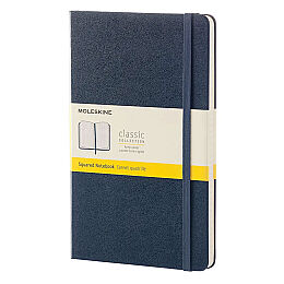 Moleskine Sert Kapak Kareli Defter L Boy 13x21 cm. 240 Sayfa Safir Mavi - 1