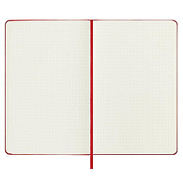 Moleskine Sert Kapak Noktalı Defter L Boy 13x21 cm. 192 Sayfa Kızıl Kırmızı - 2