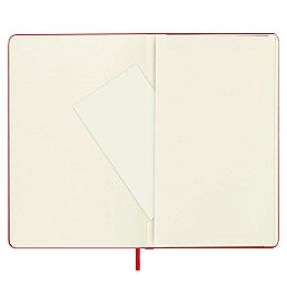 Moleskine Sert Kapak Noktalı Defter L Boy 13x21 cm. 192 Sayfa Kızıl Kırmızı - 3