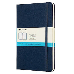 Moleskine Sert Kapak Noktalı Defter L Boy 13x21 cm. 240 Sayfa Safir Mavi - Moleskine