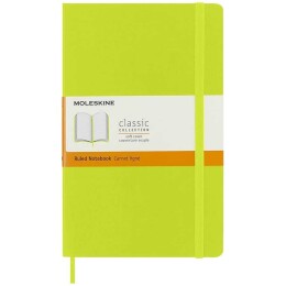 Moleskine Yumuşak Kapak Çizgili Defter L Boy 13x21 cm. 192 Sayfa Limon Yeşili - Moleskine