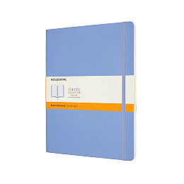Moleskine Yumuşak Kapak Çizgili Defter XL Boy 19x25 cm. 192 Sayfa Ortanca Mavi - 1