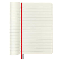 Moleskine Yumuşak Kapak Çizgisiz Defter L Boy 13x21 cm. 400 Sayfa Kızıl Kırmızı - 2