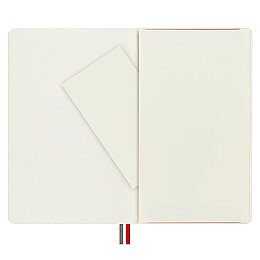 Moleskine Yumuşak Kapak Çizgisiz Defter L Boy 13x21 cm. 400 Sayfa Kızıl Kırmızı - 3