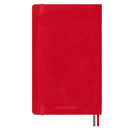 Moleskine Yumuşak Kapak Çizgisiz Defter L Boy 13x21 cm. 400 Sayfa Kızıl Kırmızı - 4