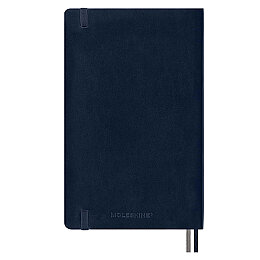 Moleskine Yumuşak Kapak Çizgisiz Defter L Boy 13x21 cm. 400 Sayfa Safir Mavi - 4