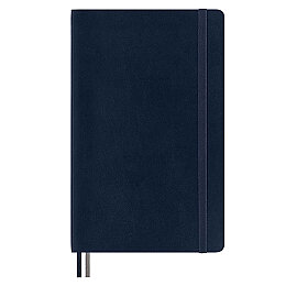 Moleskine Yumuşak Kapak Çizgisiz Defter L Boy 13x21 cm. 400 Sayfa Safir Mavi - 5