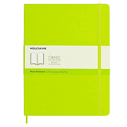 Moleskine Yumuşak Kapak Çizgisiz Defter XL Boy 19x25 cm. 192 Sayfa Limon Yeşili - 1