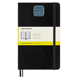 Moleskine Yumuşak Kapak Kareli Defter L Boy 13x21 cm. 400 Sayfa Siyah - 1