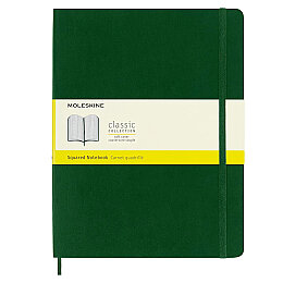 Moleskine Yumuşak Kapak Kareli Defter XL Boy 19x25 cm. 192 Sayfa Mersin Yeşili - Moleskine