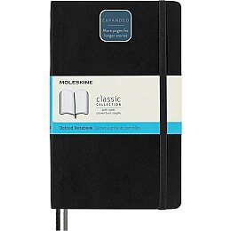 Moleskine Yumuşak Kapak Noktalı Defter L Boy 13x21 cm. 400 Sayfa Siyah - Moleskine