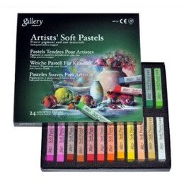 Mungyo Gallery Artists' Soft Toz Pastel Boya Seti 24 Renk Tam Boy - Mungyo