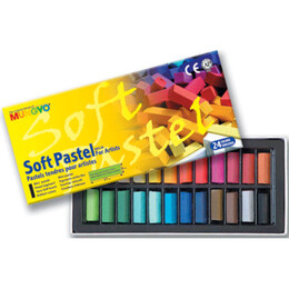 Mungyo Gallery Artists' Soft Toz Pastel Boya Seti 24 Renk Yarım Boy - Mungyo