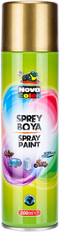 Nova Color Sprey Boya 200 ml. METALİK ALTIN - Nova Color