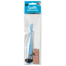 PanPastel Sofft Knife Covers Flat Set No:2 (Spatül ve Düz Sünger Başlıklar) 6 Parça - 1