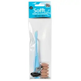 PanPastel Sofft Knife Covers Oval Set No:3 (Spatül ve Oval Sünger Başlıklar) 6 Parça - 1
