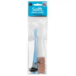PanPastel Sofft Knife Covers Round Set No:1 (Spatül ve Yuvarlak Sünger Başlıklar) 6 Parça - 1