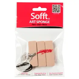 PanPastel Sponge Bar Flat Set (Sünger Çubuk Düz) 3 Parça - PanPastel