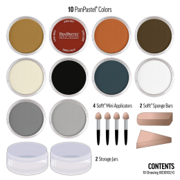 PanPastel Ultra Soft Pastel Boya Seti 10 Renk Drawing Set - 2