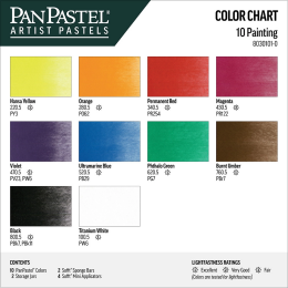 PanPastel Ultra Soft Pastel Boya Seti 10 Renk Painting Set - 3