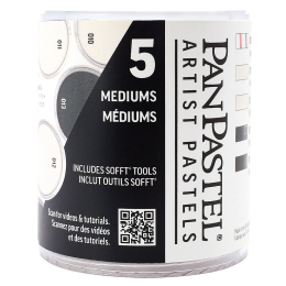 PanPastel Ultra Soft Pastel Boya Seti 5 Renk Mediums Set - PanPastel