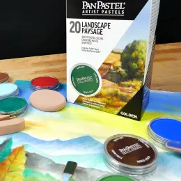PanPastel Ultra Soft Pastel Boya Seti Landscape Set 20 Renk Manzara Tonları - 4