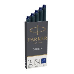 Parker Quink Dolma Kalem Kartuşu 5'li Uzun MAVİ - Parker