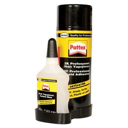 Pattex 2K Aktivatör Hızlı Sprey Yapıştırıcı 400 ml. + 100 ml. - Pattex