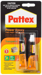 Pattex Power Epoxy İki Kompenantlı Güçlü Epoksi Yapıştırıcı 2x11 ml. - Pattex