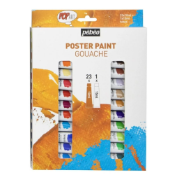 Pebeo Pop Art Guaj Boya Seti 24 Renk - 1