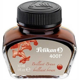 Pelikan 4001 Dolma Kalem Mürekkebi 30 ml. KAHVERENGİ - Pelikan