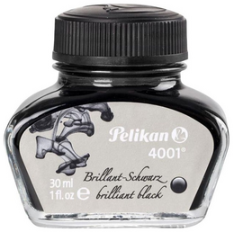 Pelikan 4001 Dolma Kalem Mürekkebi 30 ml. SİYAH - Pelikan
