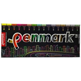 Penmark Fosforlu Kalem Seti 16 Renk Set Süper Kutu - Penmark
