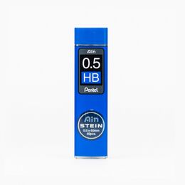 Pentel Ain Stein Min (Mekanik Kurşun Kalem Ucu) 0.5 mm HB 40'lı Tüp - 1