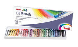 Pentel Arts Oil Pastels Yağlı Pastel Boya Seti 25 Renk - 1