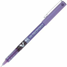 Pilot V5 Hi-Tecpoint 0.5 mm. İğne Uçlu Kalem MOR - Pilot