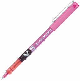 Pilot V5 Hi-Tecpoint 0.5 mm. İğne Uçlu Kalem PEMBE - Pilot