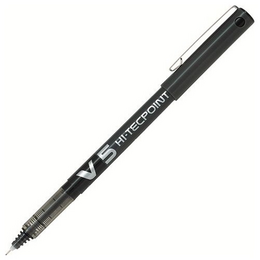 Pilot V5 Hi-Tecpoint 0.5 mm. İğne Uçlu Kalem SİYAH - Pilot