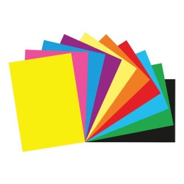 Pin Fon Kartonu 25x35 cm. 10 Renk Karışık - Pin